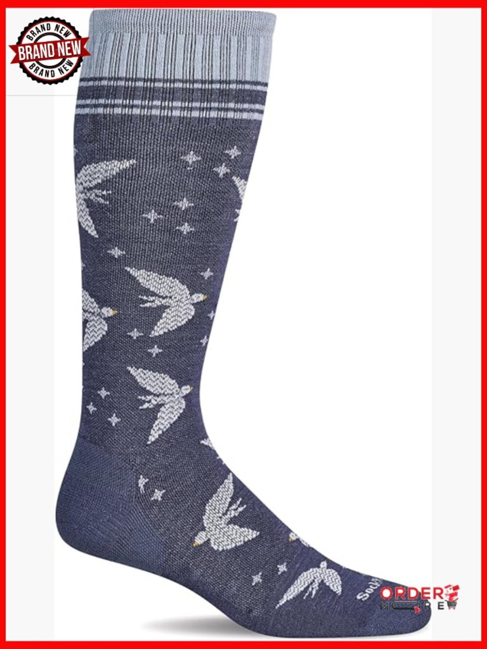 Knee High Compression Socks Merino Wool Moderate Support